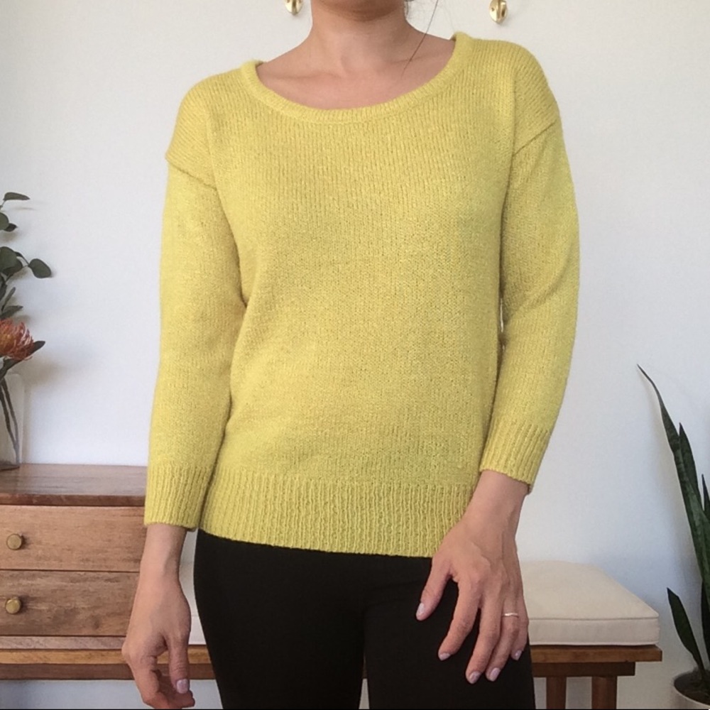 F21 Yellow sweater